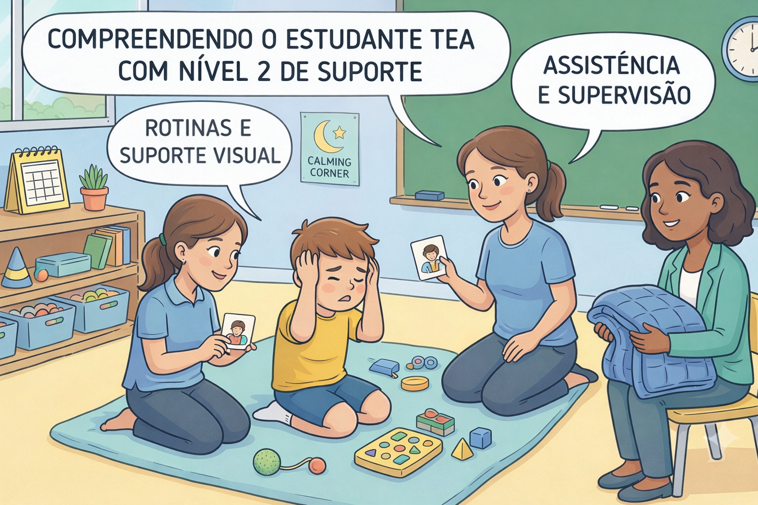 A Comunicação no TEA nível 2 de suporte e recursos de comunicação alternativa