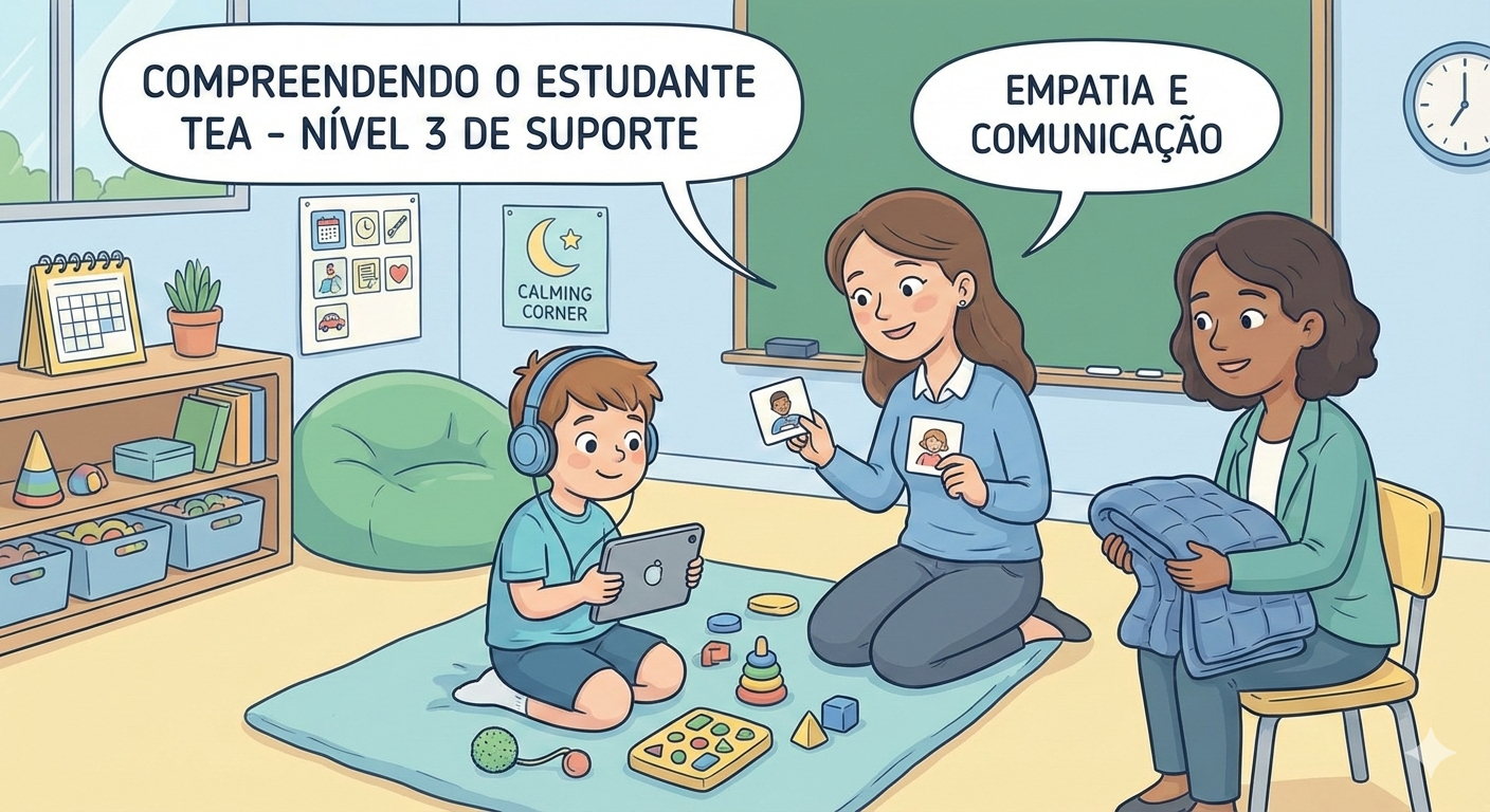 Compreendendo o estudante TEA com nível 3 de suporte 