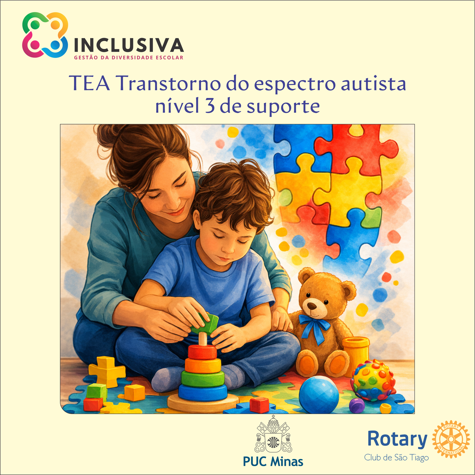 TEA Transtorno do espectro autista nível 3 de suporte